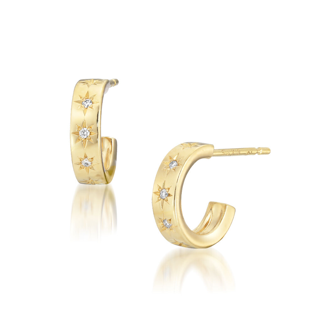 STAR JEWELRY「DIAMOND CELESTIAL」|ピアス|イエローゴールド