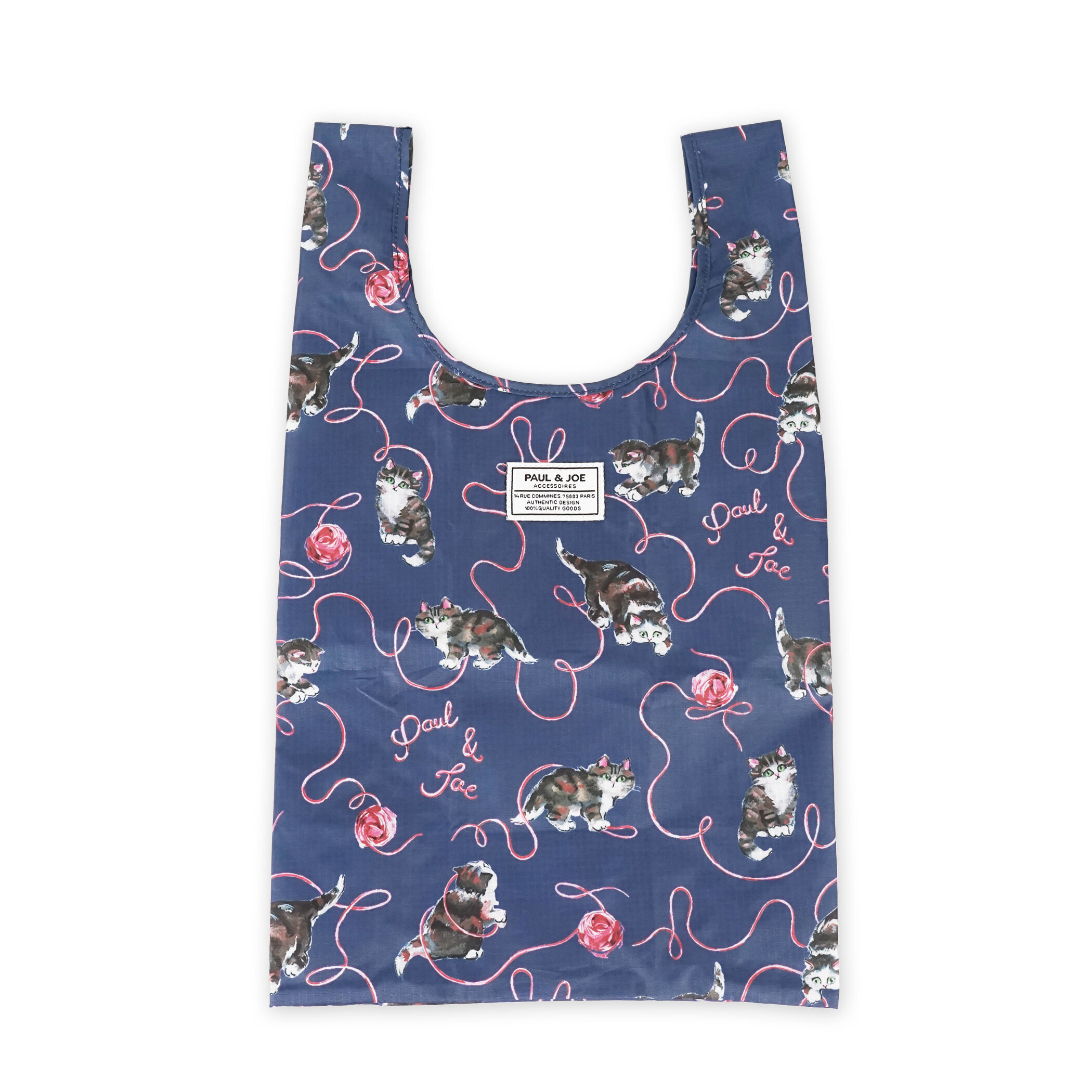 PAUL&JOE「エコバッグ／Ｓ」|エコバッグ|ネイビー