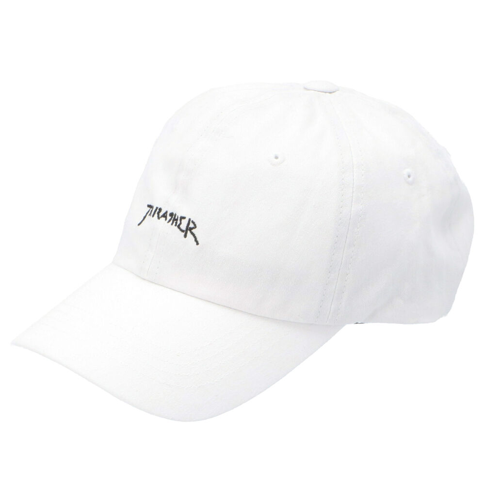 BACKYARD FAMILY「スラッシャー キャップ 通販 メンズ レディース ブランド THRASHER ローキャップ 浅め」|キャップ・キャスケット|ホワイト1