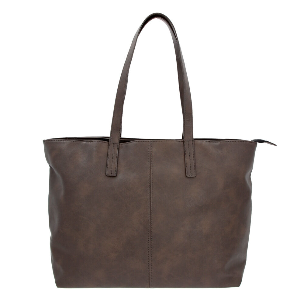 BACKYARD FAMILY「トートバッグ 大きめ 通販 レディース メンズ ショルダーバッグ ファスナー付き おしゃれ 通勤」|トートバッグ|ブラウン1