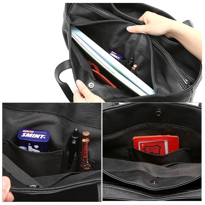 BACKYARD FAMILY「トートバッグ 大きめ 通販 レディース メンズ ショルダーバッグ ファスナー付き おしゃれ 通勤」|トートバッグ|