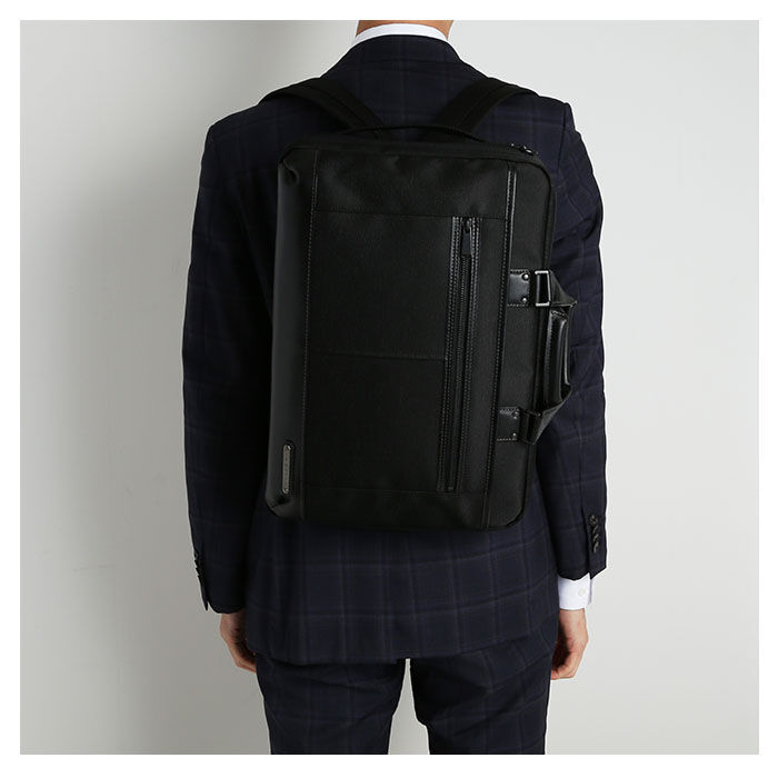 BACKYARD FAMILY「ビジネスバッグ 3way 大容量 通販 メンズ リュック ショルダーバッグ おしゃれ 通勤 通学」|ビジネスバッグ|