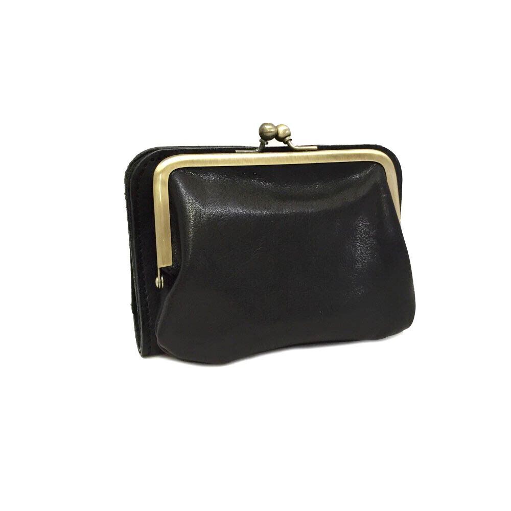 BACKYARD FAMILY「リアン Lien 財布 二つ折り 通販 LIL1201 コルド がま口2つ折りウォレット」|財布|ブラック1