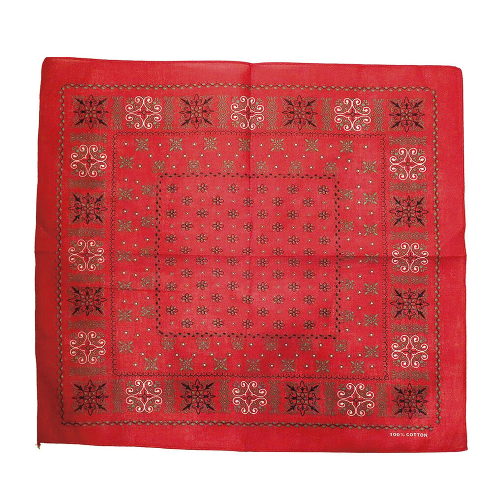 BACKYARD FAMILY「バンダナ 通販 スカーフ 柄 BANDANNA マスク ハンカチ ターバン 帽子 おしゃれ」|マフラー|レッド1