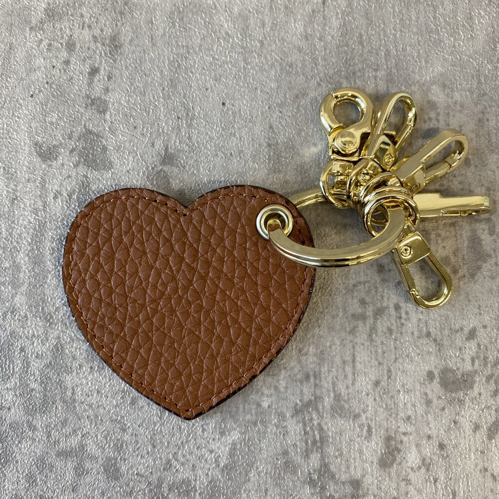 BACKYARD FAMILY「キーホルダー 本革 通販 キーリング キーチャーム レディース レザー 革 ペア おしゃれ」|チャーム・キーホルダー|ブラウン1