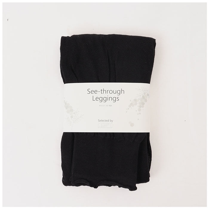 BACKYARD FAMILY「シースルー レギンス レディース コットン 通販 スパッツ ボトムス タイツ パンツ リブレギンス」|その他|