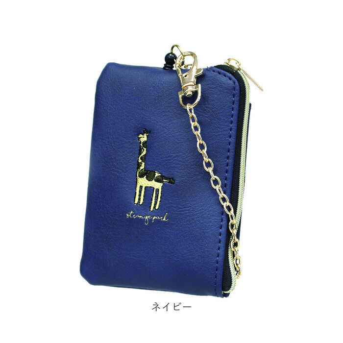 BACKYARD FAMILY「コインケース キーリング付 通販 小銭入れ 小物入れ ポーチ リール付き 財布 サイフ さいふ」|コインケース|