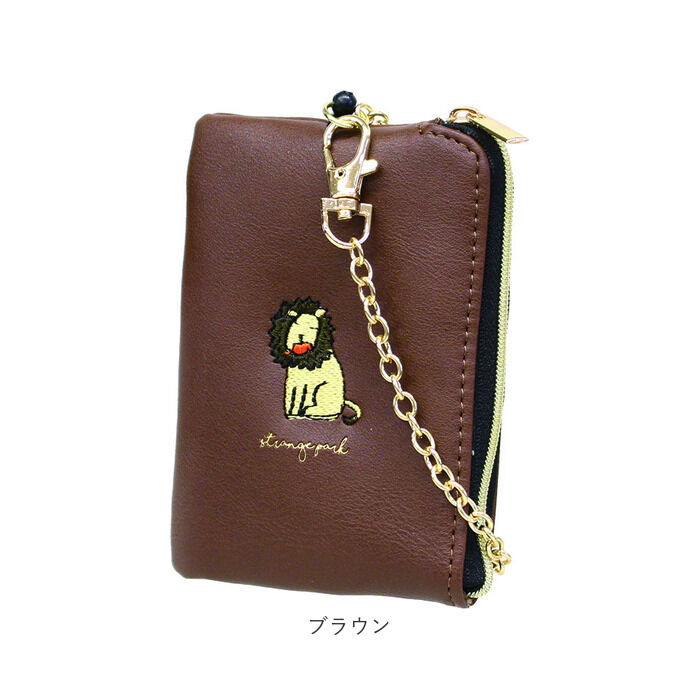 BACKYARD FAMILY「コインケース キーリング付 通販 小銭入れ 小物入れ ポーチ リール付き 財布 サイフ さいふ」|コインケース|