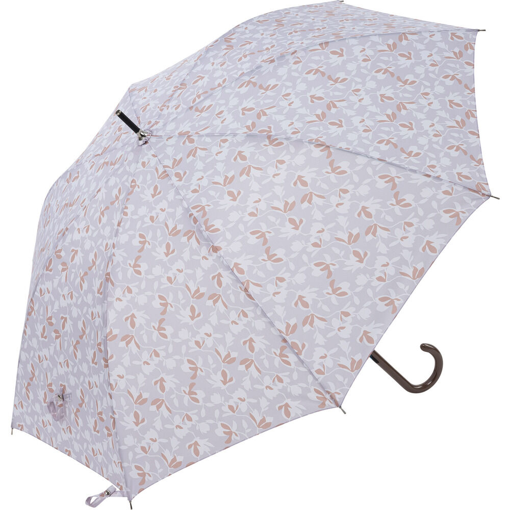 BACKYARD FAMILY「逆さ傘 長傘 通販 ジャンプ傘 傘 かさ 60cm 雨傘 アンブレラ グラスファイバー 無地」|傘|グレー1