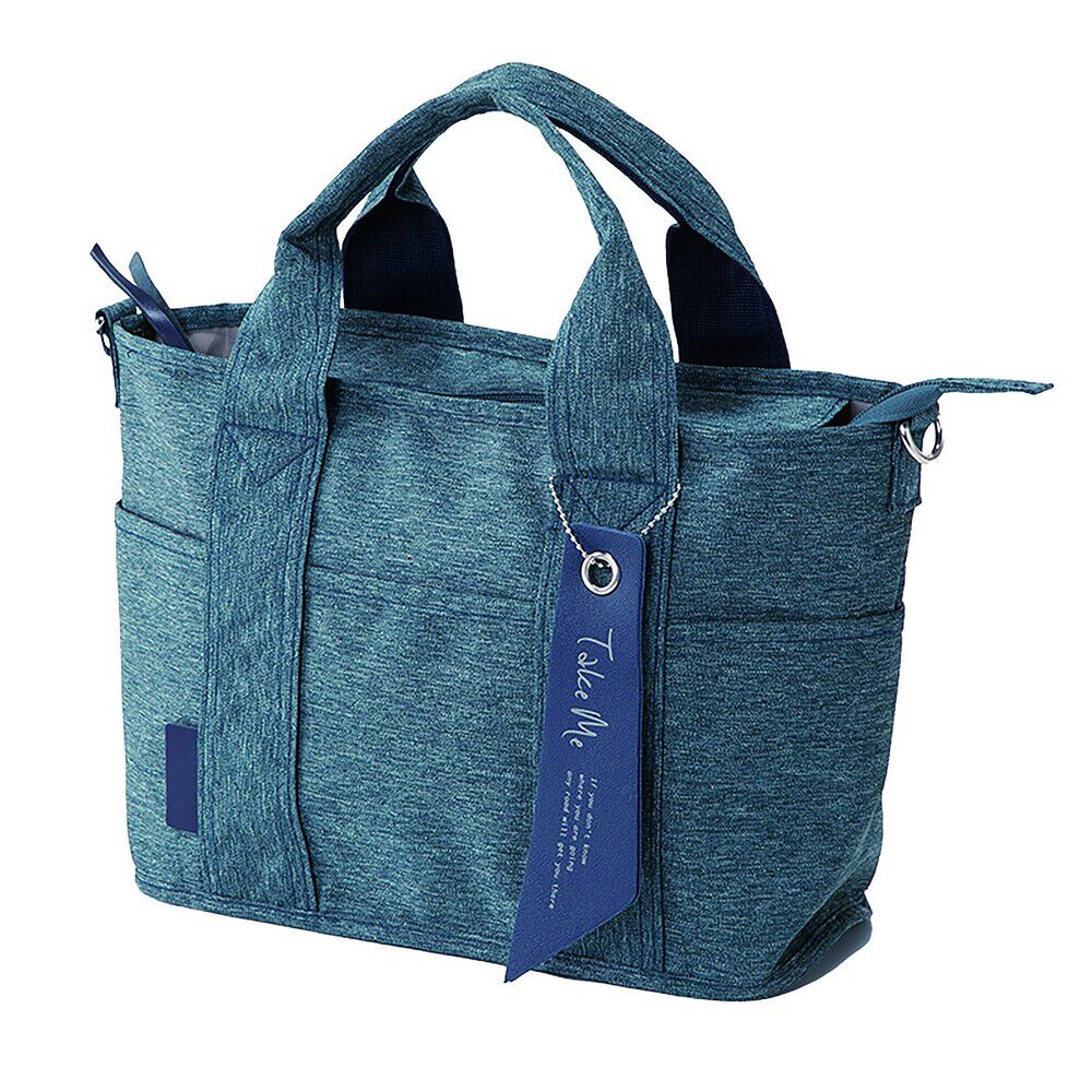 BACKYARD FAMILY「トートバッグ レディース 通販 Take Me 9pocket Totebag ショルダーバッグ」|トートバッグ|ブルー1