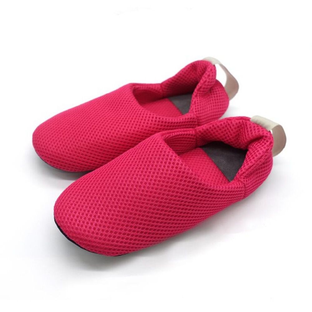 BACKYARD FAMILY「okumura オクムラ スリッパ かかと付き 通販 ルームシューズ 前詰まりスリッパ 部屋履き」|ルームシューズ|ピンク1