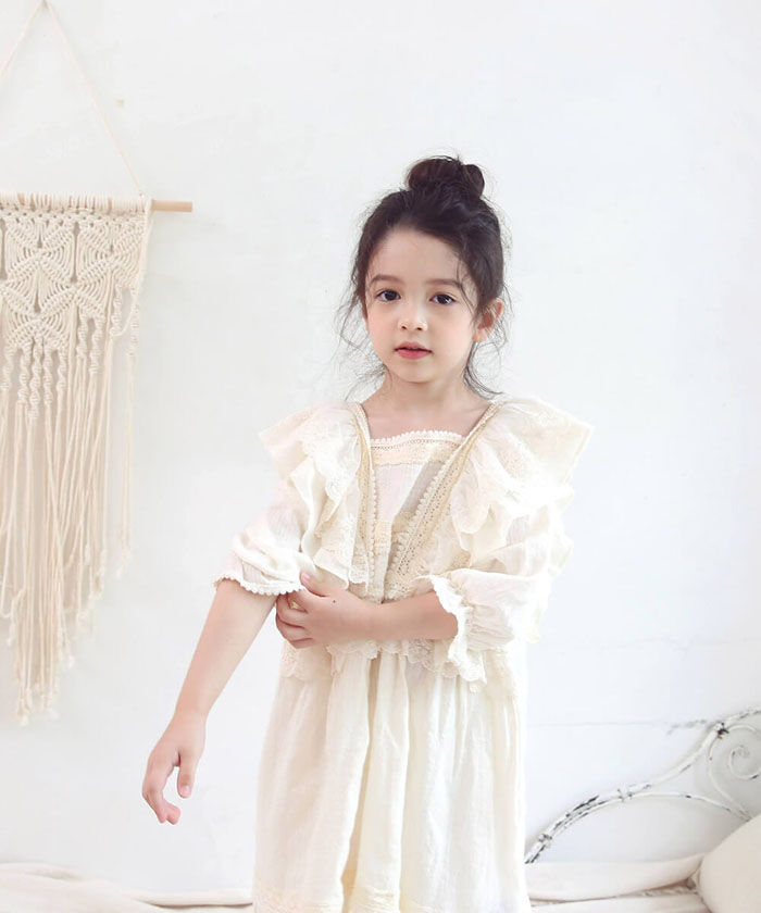 BACKYARD FAMILY「キッズ パジャマ 女の子 ジュニア 通販 ワンピース 55012201 パジャマドレス」|その他|