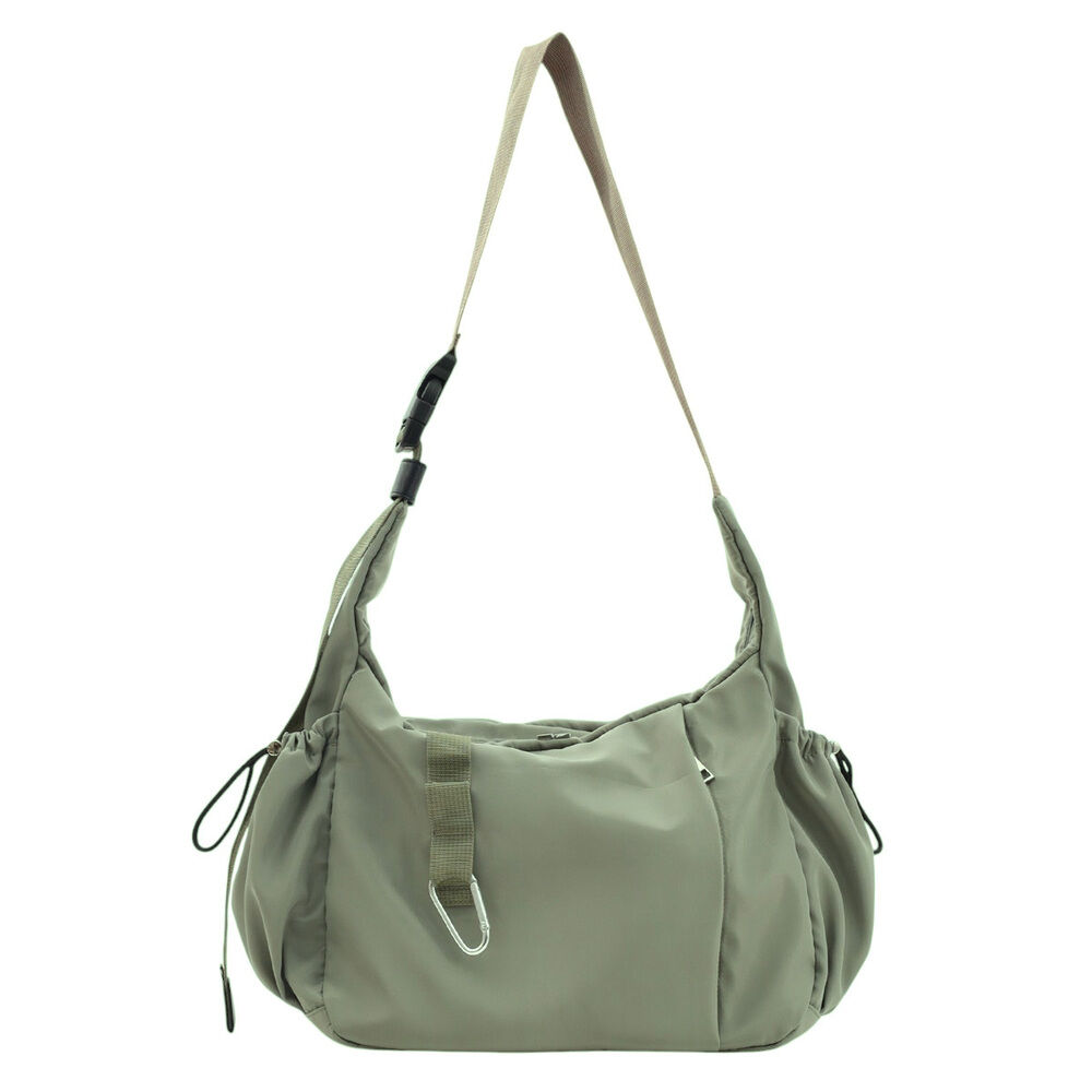 BACKYARD FAMILY「ショルダーバッグ レディース 通販 斜め掛けバッグ 肩掛けバッグ カルビナ付き 軽量 軽い」|ショルダー・メッセンジャー|グリーン1