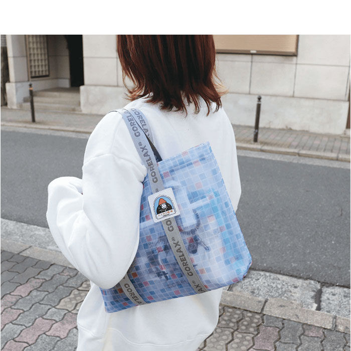 BACKYARD FAMILY「ごリラックス メッシュバッグ トート 通販 メッシュバック サウナバッグ サウナバック」|トートバッグ|