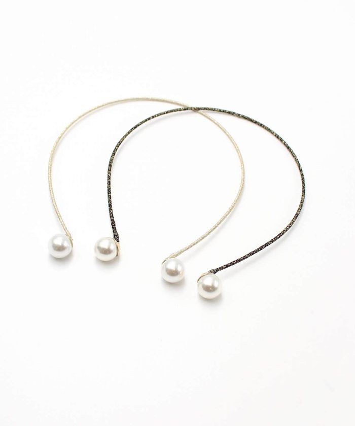 BACKYARD FAMILY「細い カチューシャ キッズ パール 通販 ヘッドドレス 女の子 子供 子ども こども セレモニー」|その他|