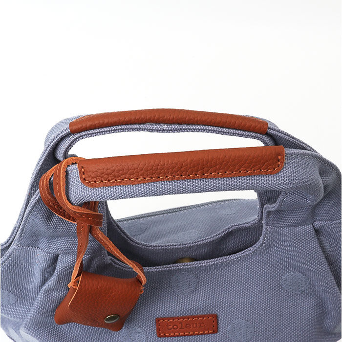 BACKYARD FAMILY「トートバッグ ドット toleur 通販 レディース ハンドバッグ コットンキャンバス 手提げ」|トートバッグ|