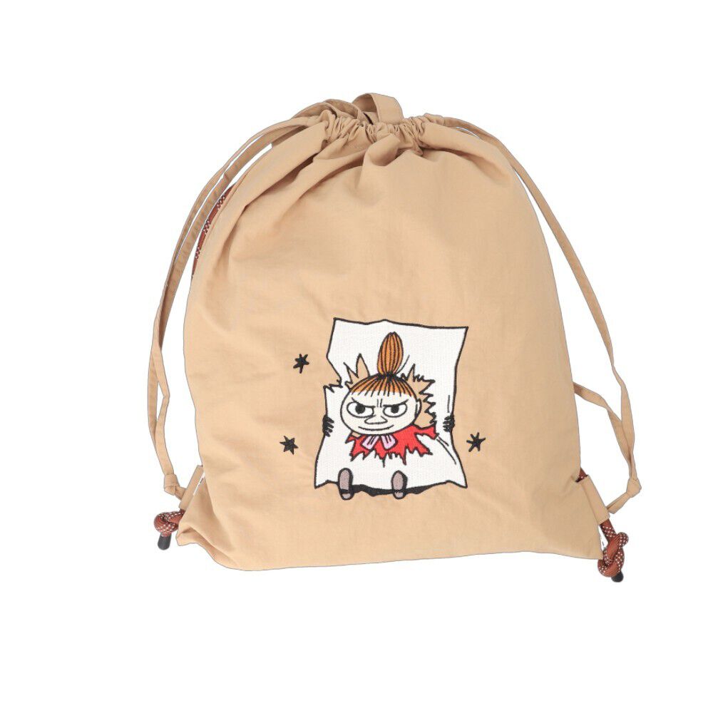 BACKYARD FAMILY「ナップザック ムーミン 通販 ナップサック リュック レディース リュックサック ナイロン バッグ」|リュック|ベージュ1