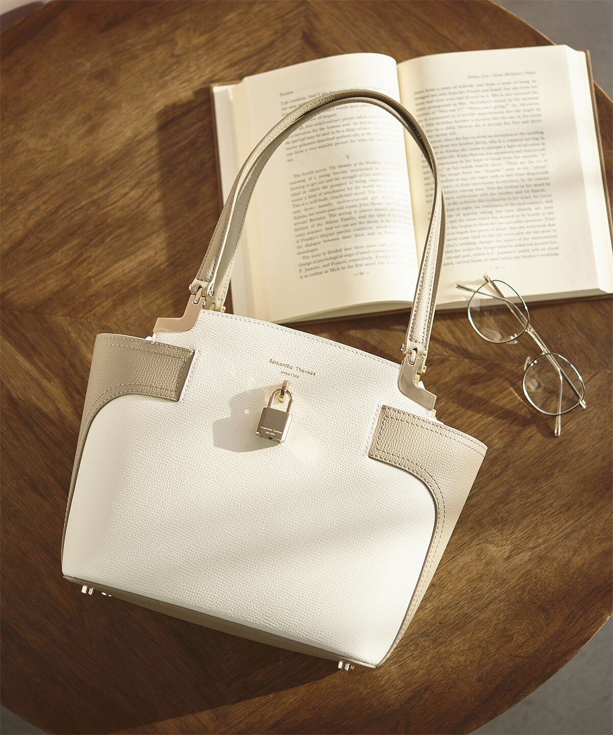 Samantha Thavasa「バイカラースクエアトートバッグ」|トートバッグ|