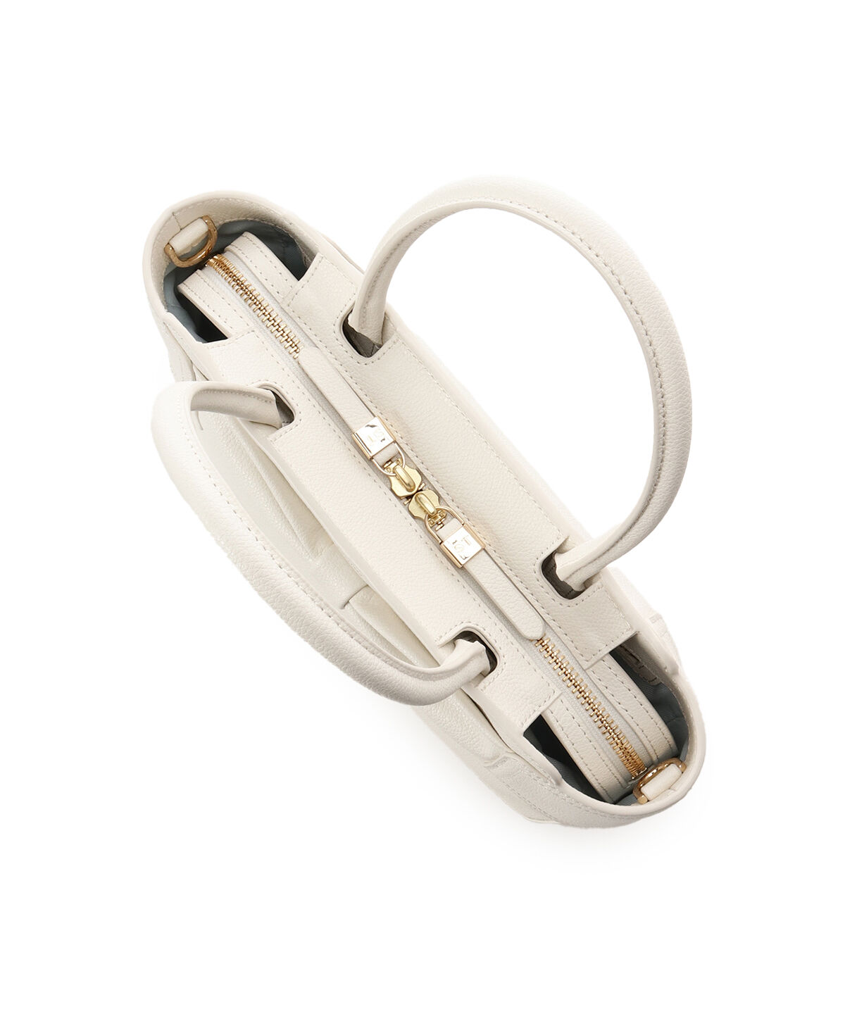 Samantha Thavasa「リボンモチーフ スプリットレザーハンドバッグ」|ハンドバッグ|