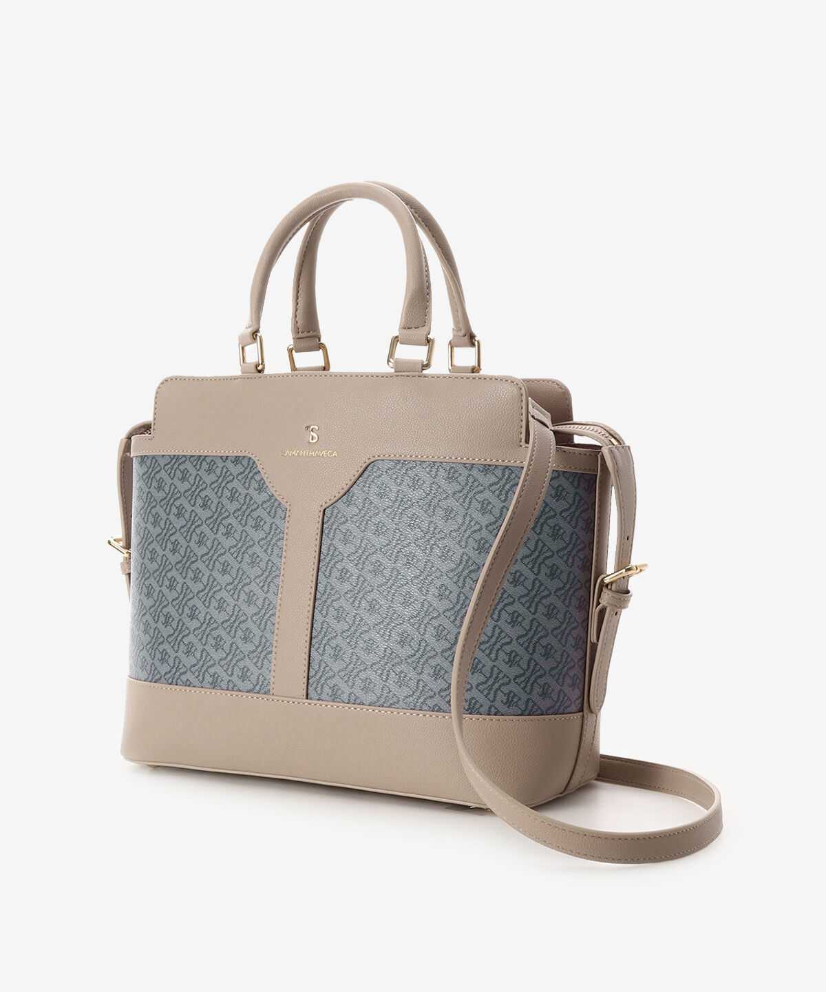 Samantha Vega「クロスプリントハンドバッグ（小）」|ハンドバッグ|