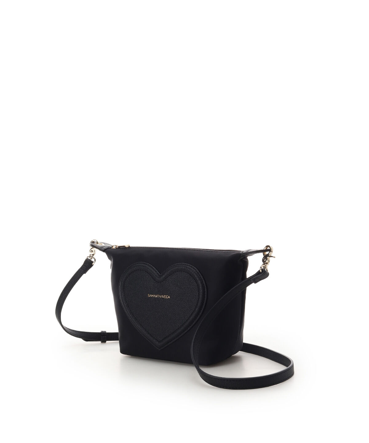 Samantha Vega「フロントハートナイロンショルダーバッグ」|ショルダー・メッセンジャー|