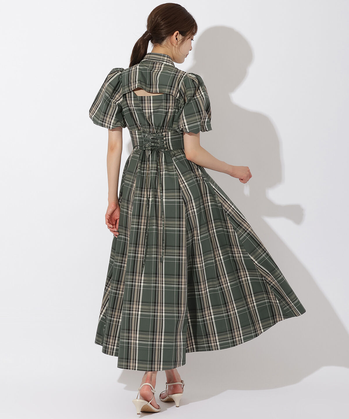 アンドクチュール「コルセットシャツワンピース」|ワンピース|