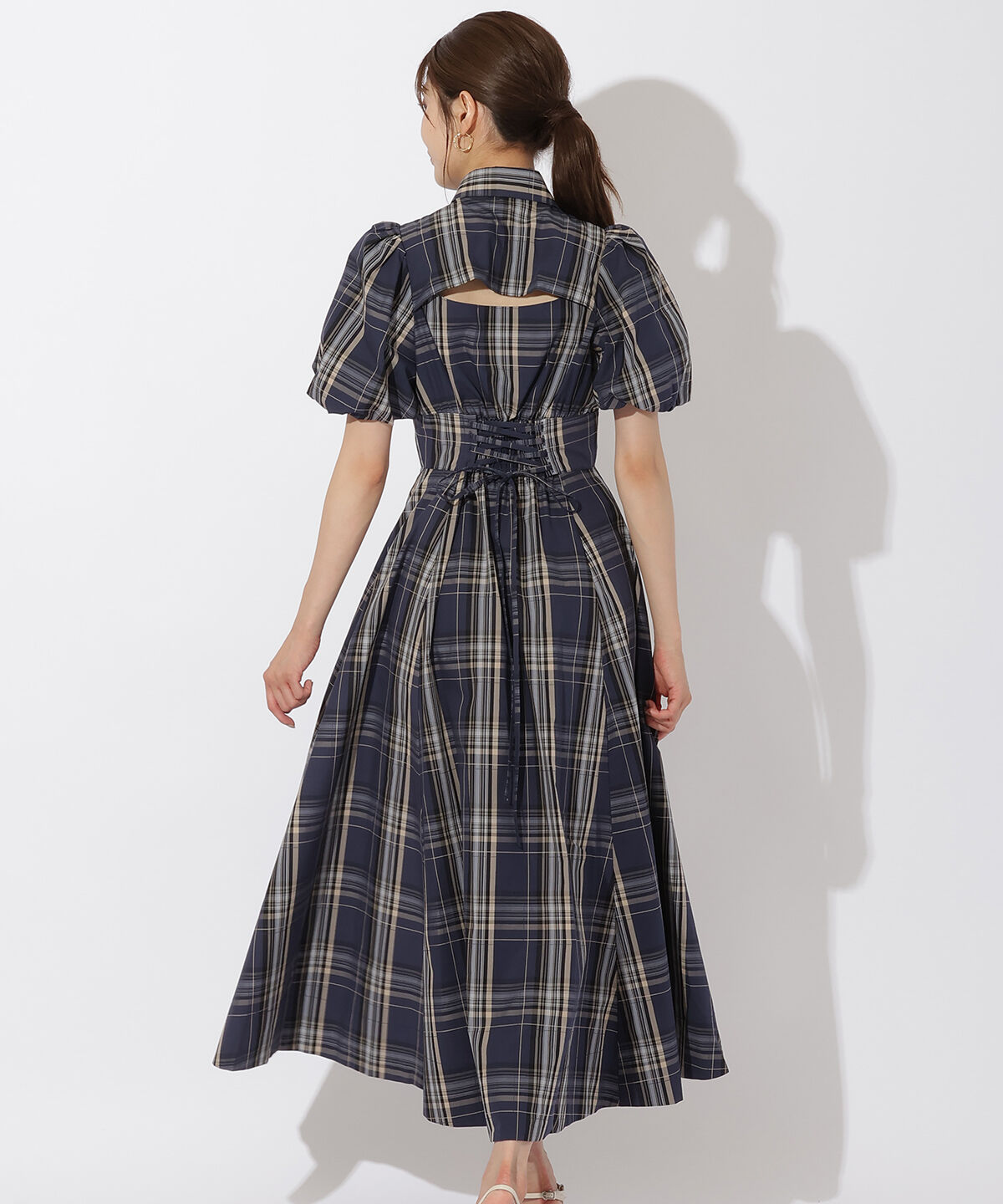 アンドクチュール「コルセットシャツワンピース」|ワンピース|