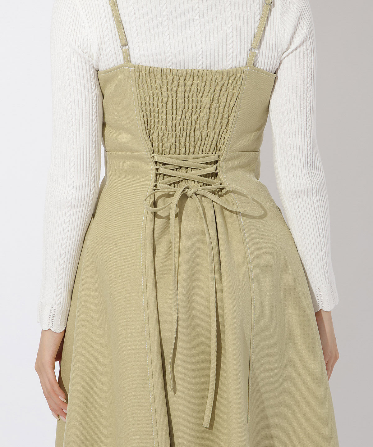 アンドクチュール「スカラネックプルオーバー＋ジップジャンスカ」|ワンピース|