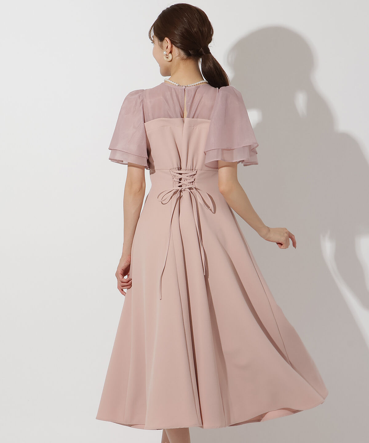 アンドクチュール「チュールフリルドレス」|ドレス|