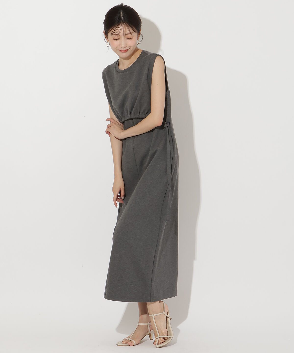 アンドクチュール「リラックスポンチワンピース」|ワンピース|