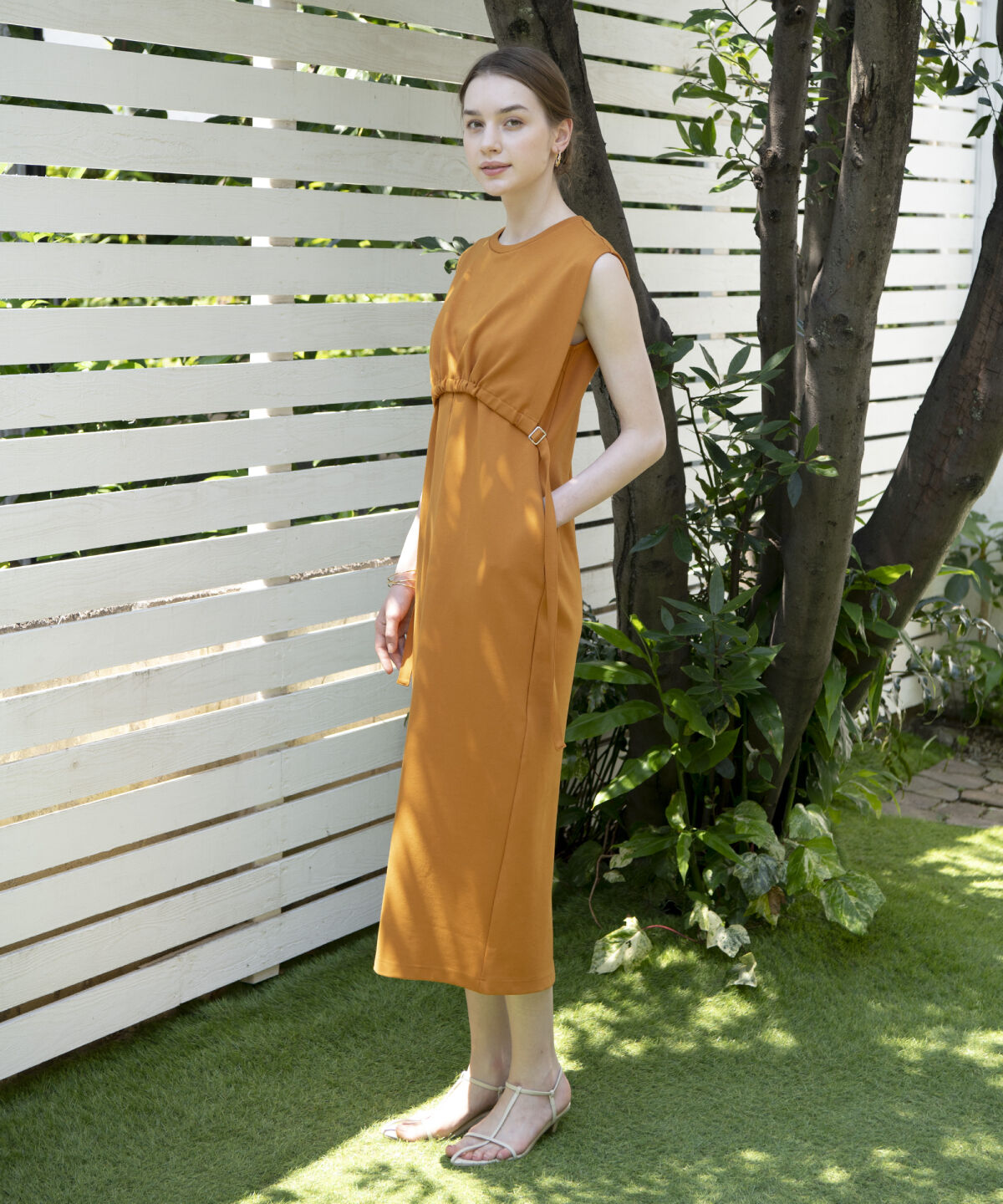 アンドクチュール「リラックスポンチワンピース」|ワンピース|