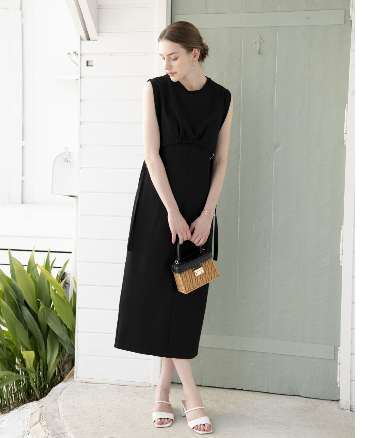 アンドクチュール「リラックスポンチワンピース」|ワンピース|