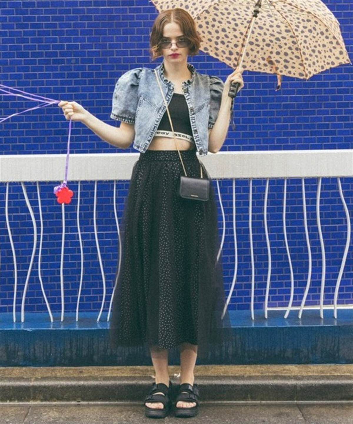 REDYAZEL「ロゴジャガード切り替えキャミソール」|キャミソール|