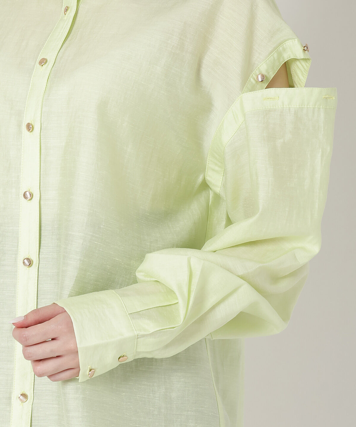 REDYAZEL「オープンショルダーシャツ」|シャツ・ブラウス|