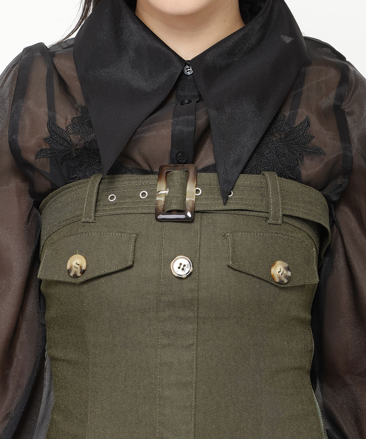 REDYAZEL「バストベルトベアワンピース」|ワンピース|