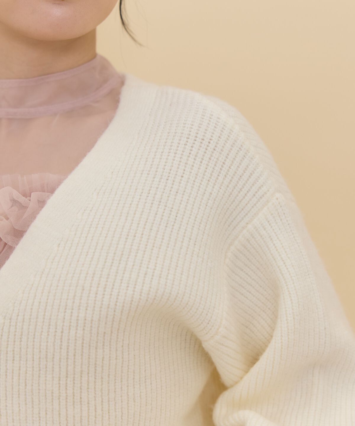 REDYAZEL「Vネックカーディガン」|カーディガン|