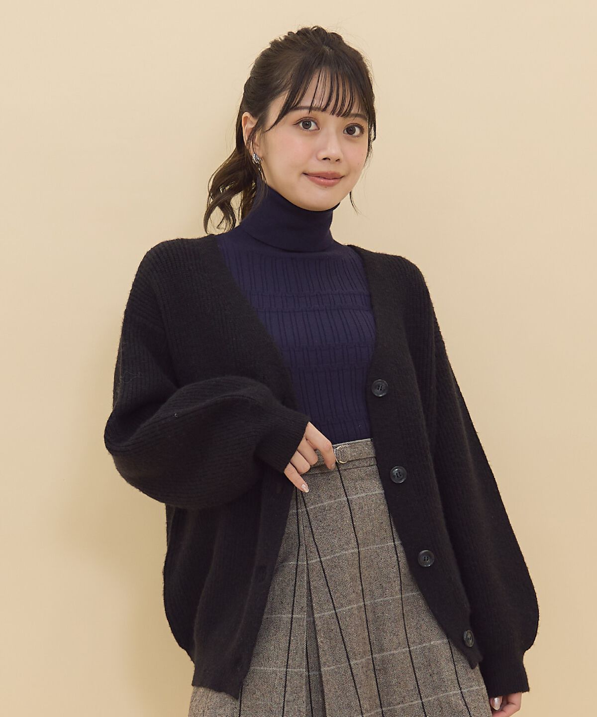 REDYAZEL「Vネックカーディガン」|カーディガン|