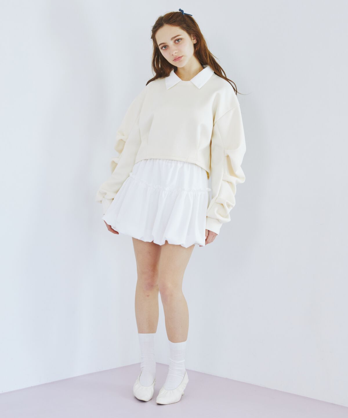REDYAZEL「バルーンミニスカート」|フレア|