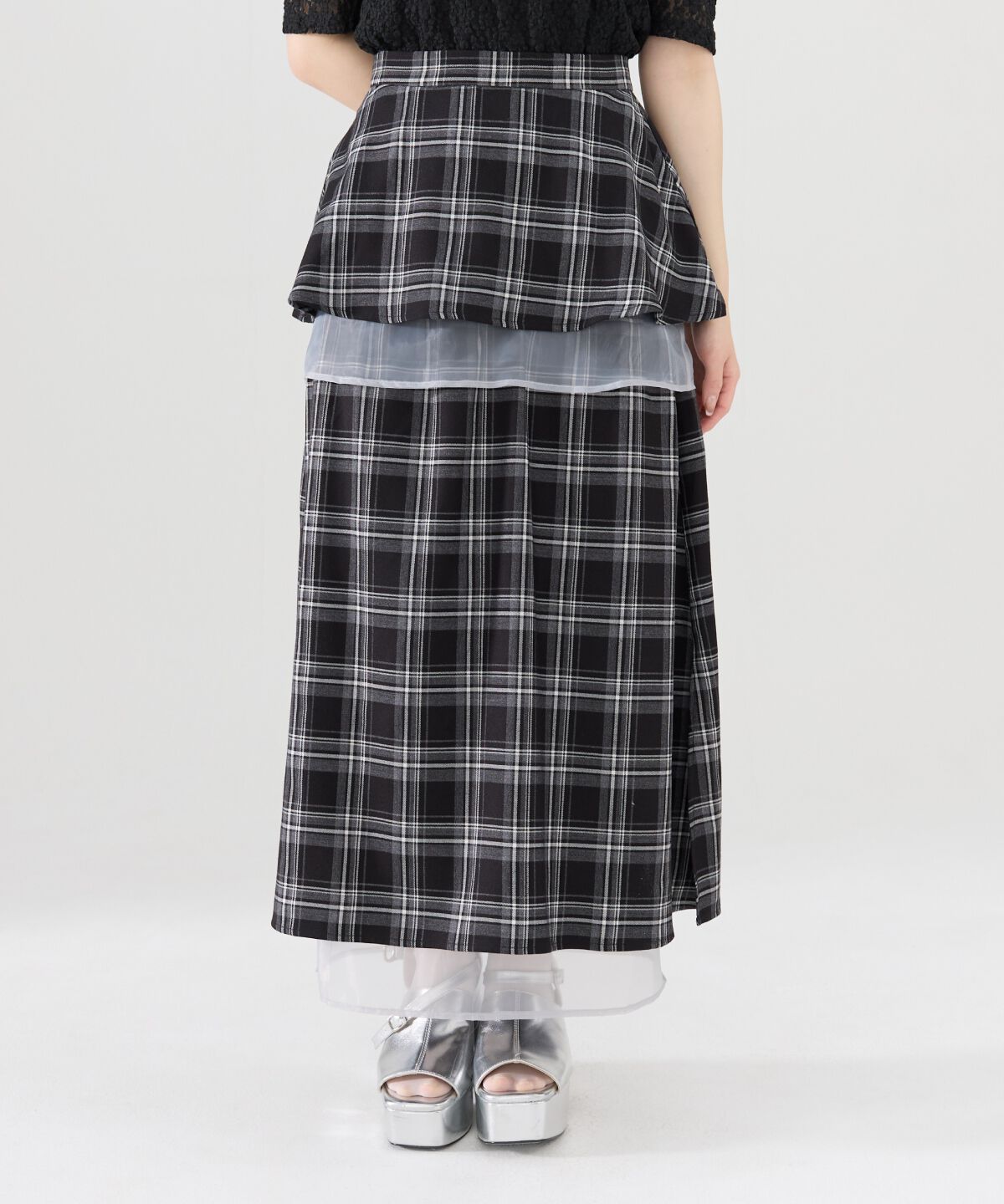 REDYAZEL「チュールレイヤードスカート」|フレア|