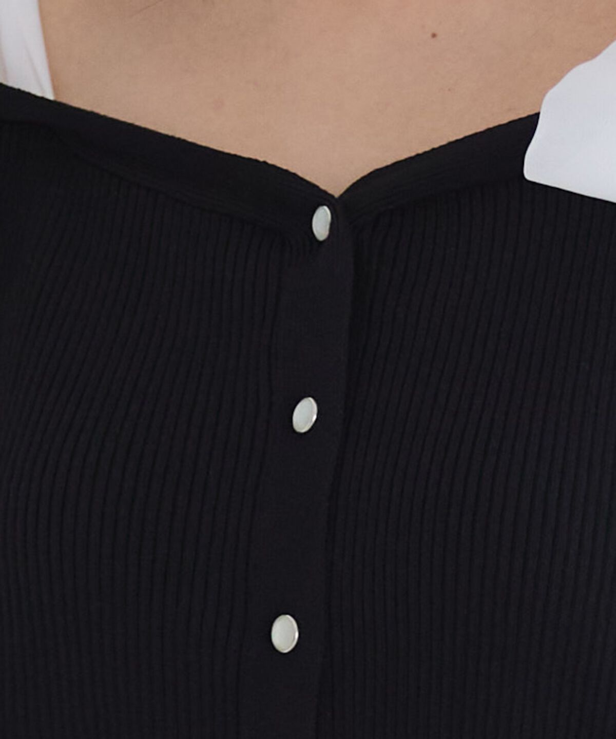 REDYAZEL「ショルダーリボンオフショルニットトップス」|カーディガン|