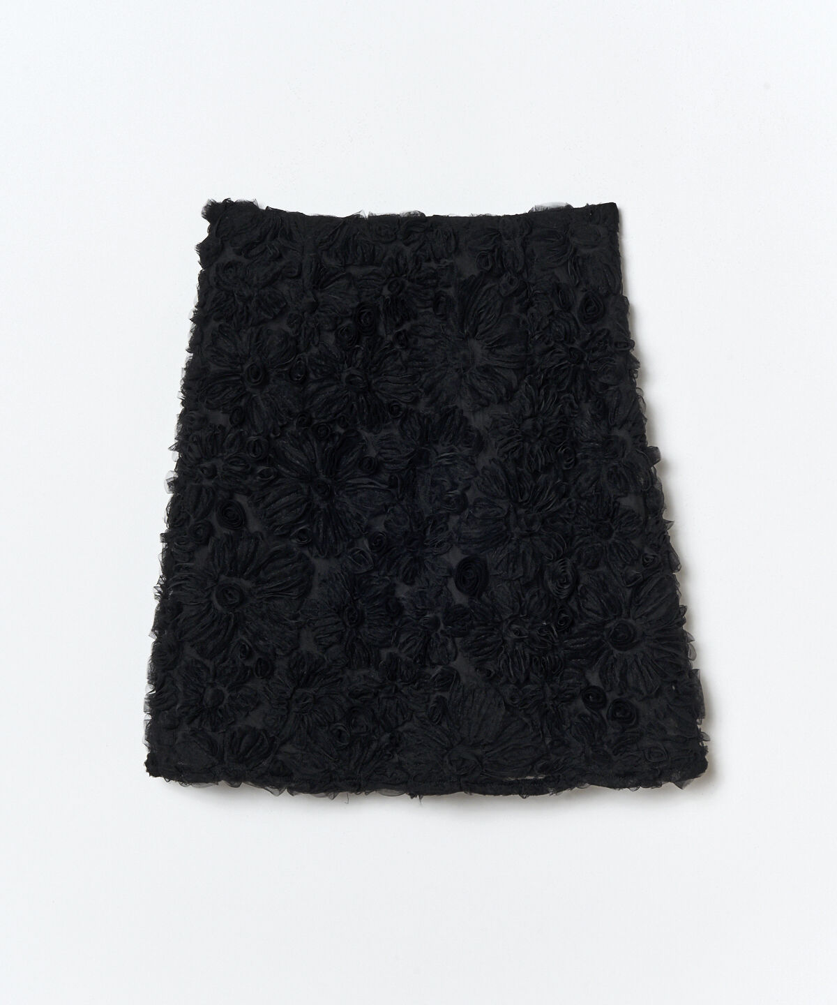 REDYAZEL「3Dフラワーレースミニスカート」|台形|