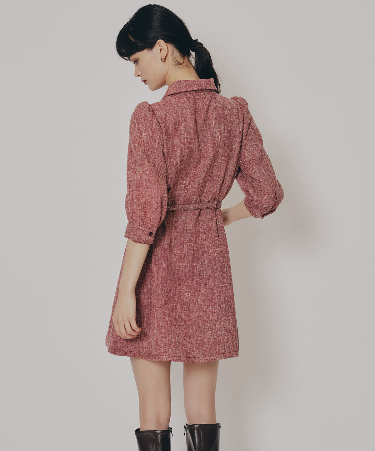 REDYAZEL「カラーミックスフロントZIPワンピース」|ワンピース|