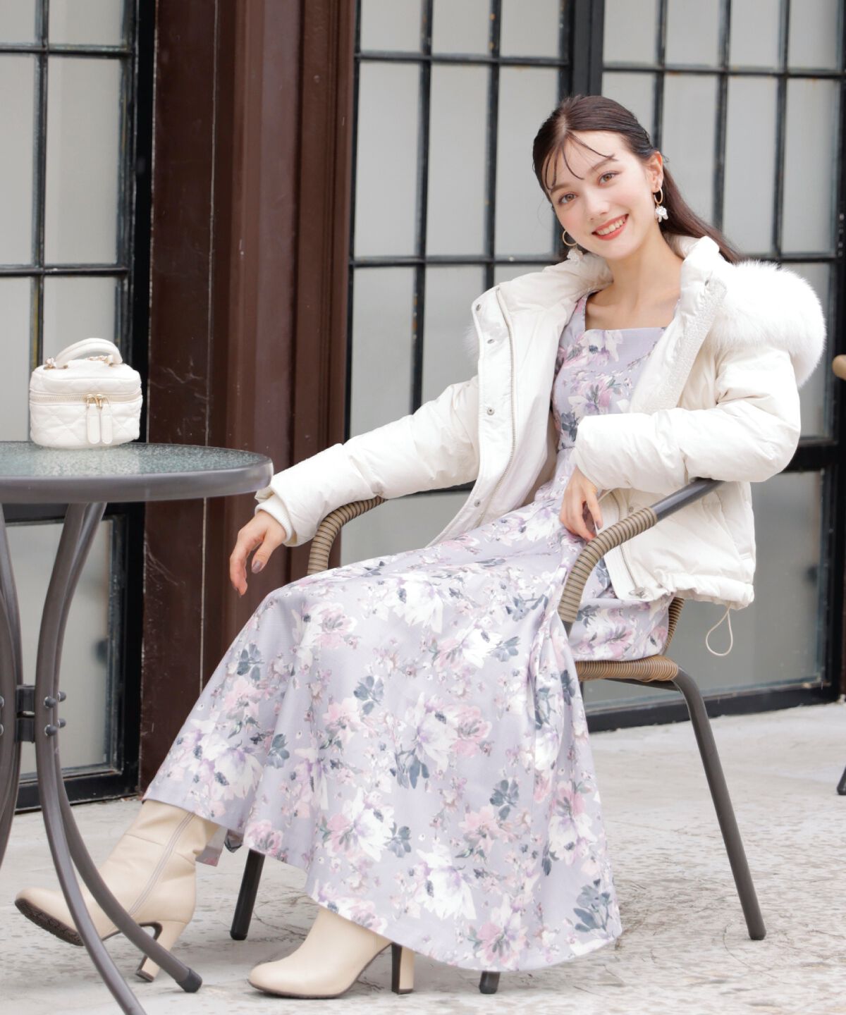 WILLSELECTION「ファー付きショートダウン」|ダウン|