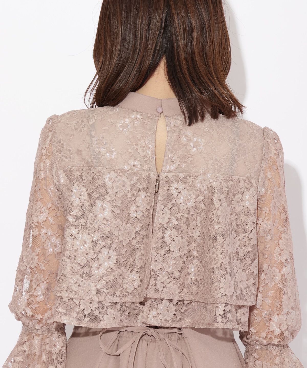 WILLSELECTION「レースレイヤードオールインワン」|ドレス|