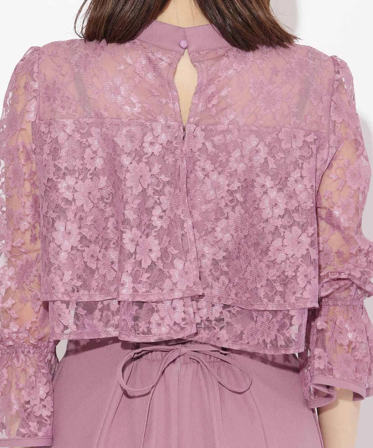 WILLSELECTION「レースレイヤードオールインワン」|ドレス|