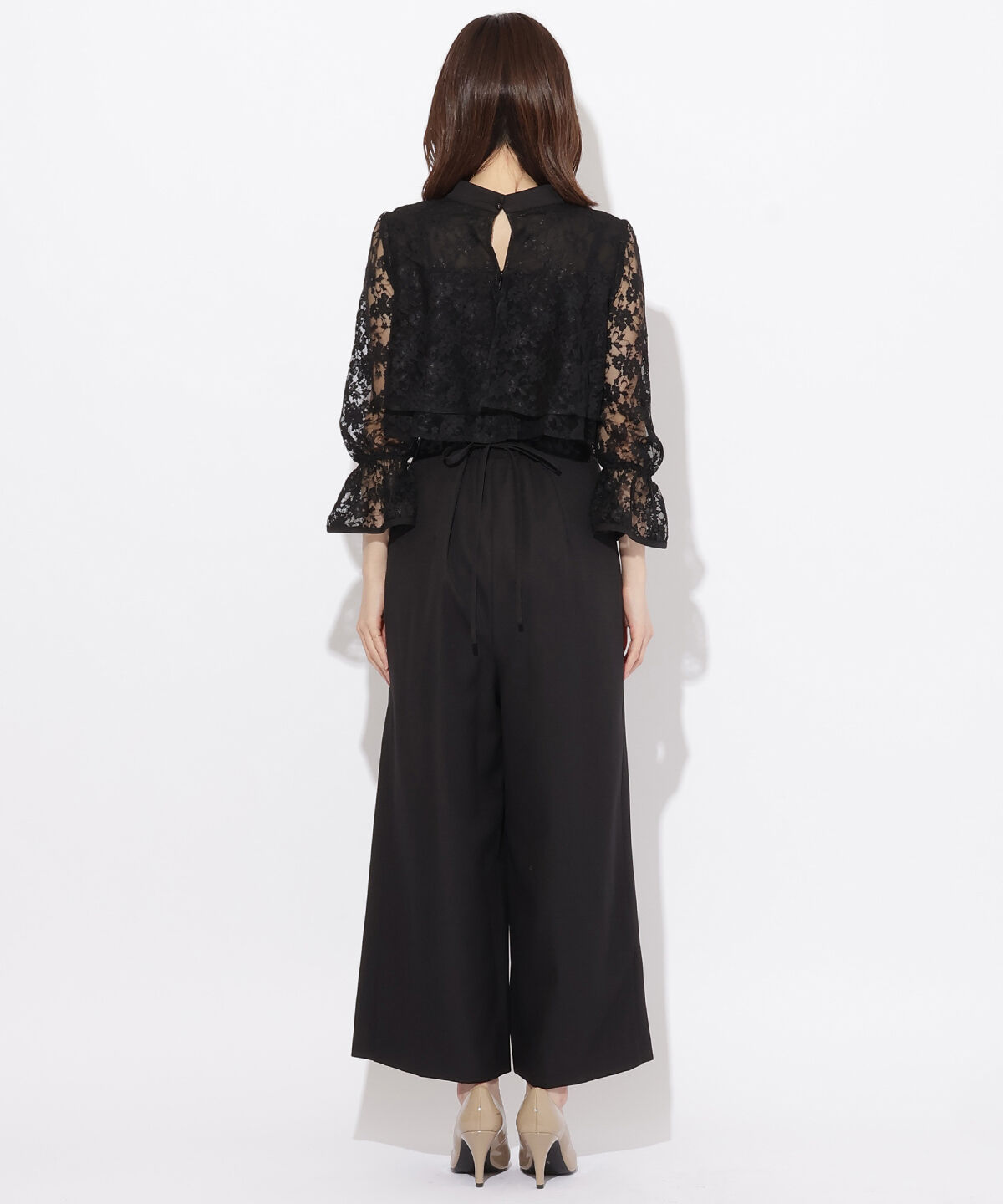 WILLSELECTION「レースレイヤードオールインワン」|ドレス|