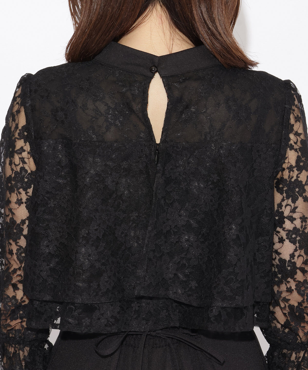 WILLSELECTION「レースレイヤードオールインワン」|ドレス|