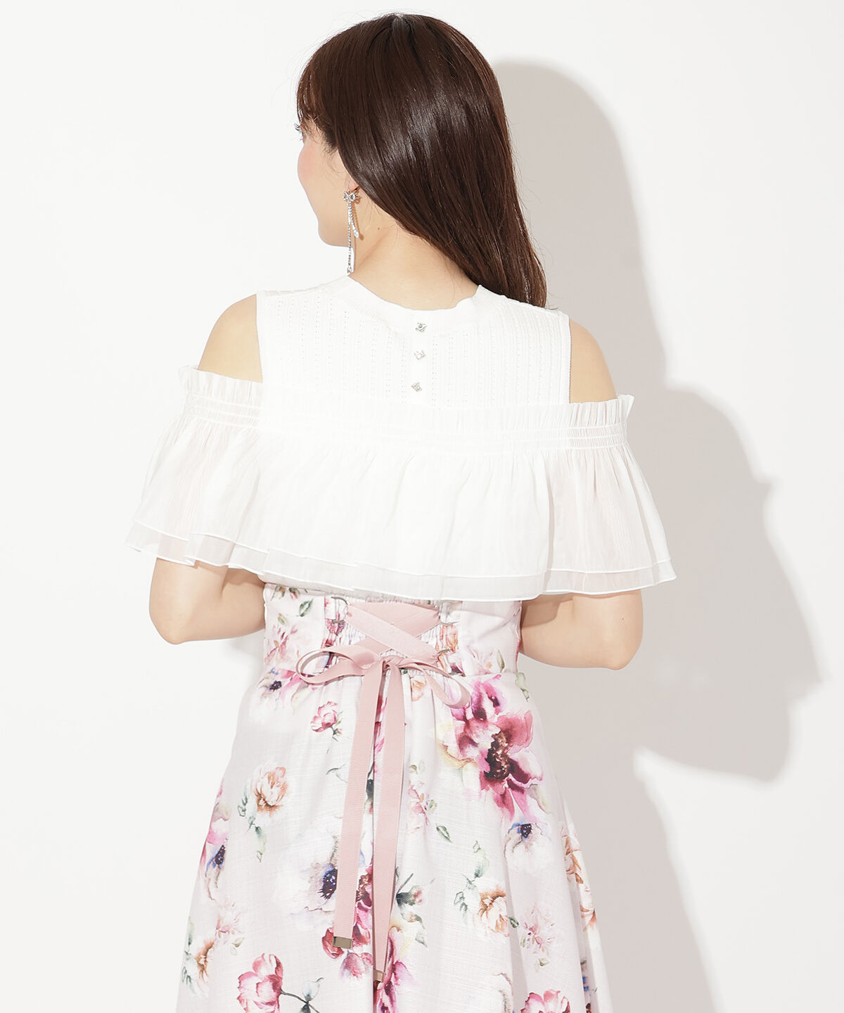 WILLSELECTION「レイヤード風オフショルプルオーバー」|ニット・セーター|