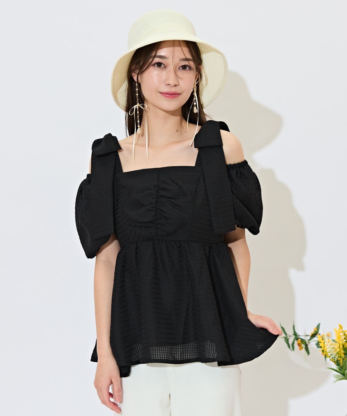 WILLSELECTION「2WAYペプラムブラウス」|シャツ・ブラウス|