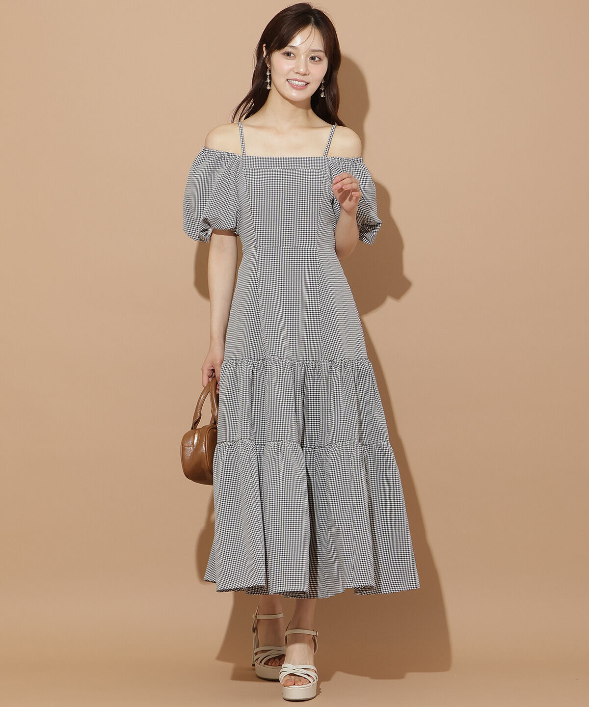 WILLSELECTION「バルーンスリーブティアードワンピース」|ワンピース|